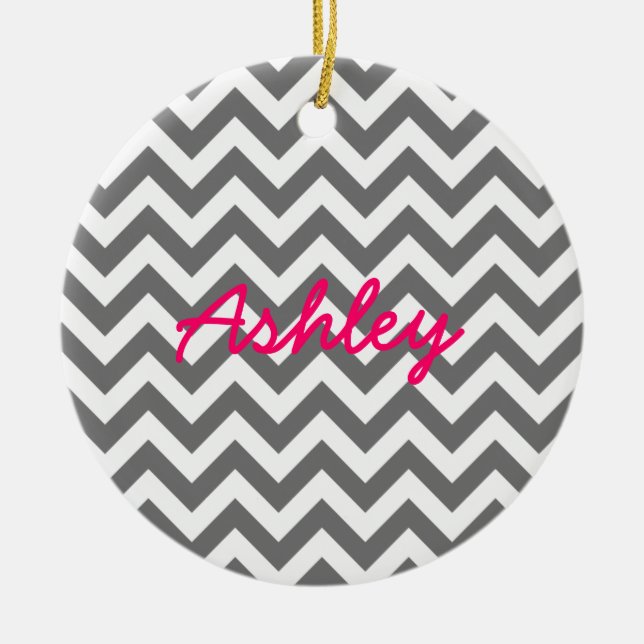 Trendy Chevron Ornament (Front)