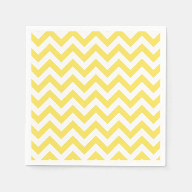 Trendy Chevron Paper Napkins (Front)