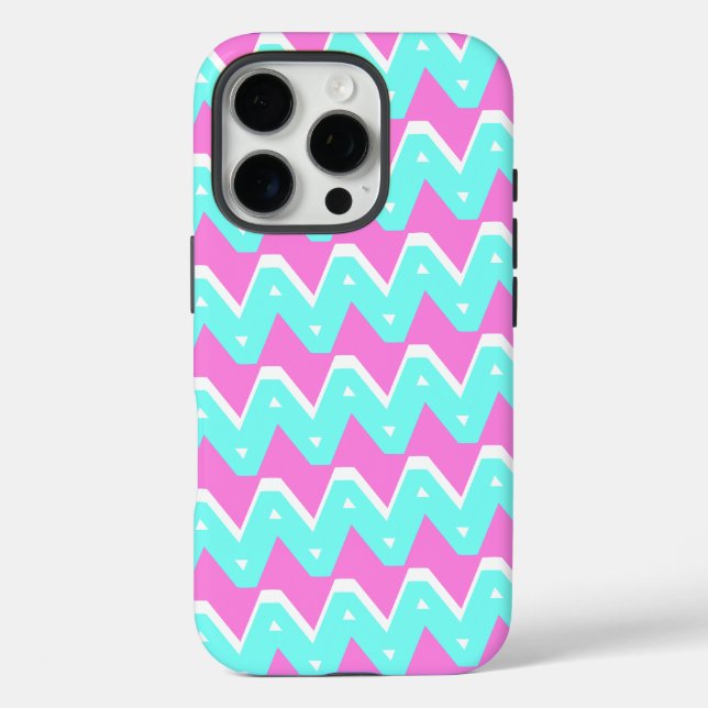 Trendy Chevron Pattern Design Case-Mate iPhone Case (Back)