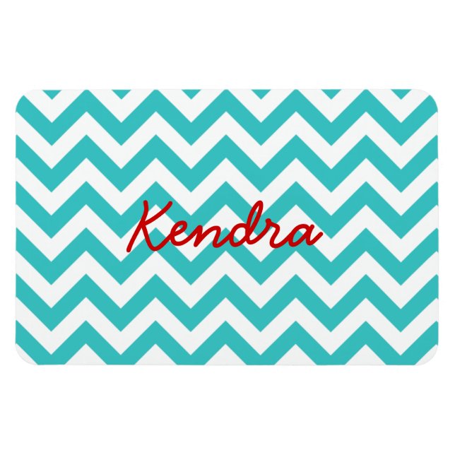 Trendy Chevron Premium Magnet (Horizontal)