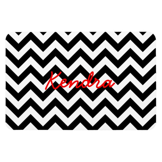 Trendy Chevron Premium Magnet (Horizontal)
