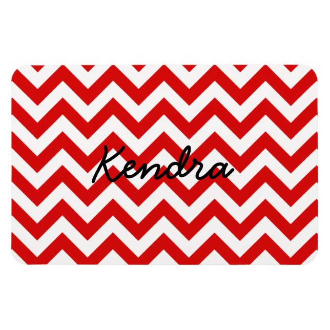 Trendy Chevron Premium Magnet (Horizontal)