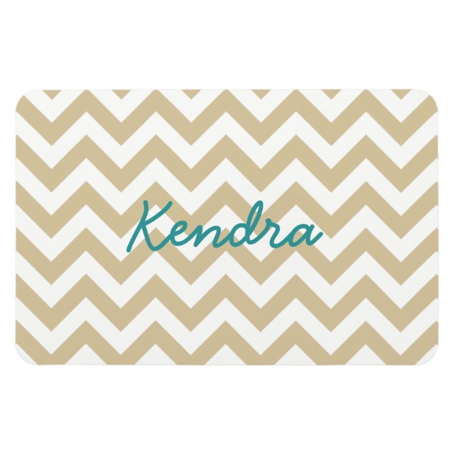Trendy Chevron Premium Magnet (Horizontal)