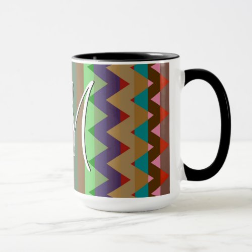 Trendy Chevron Stripes Pattern 2 Mug