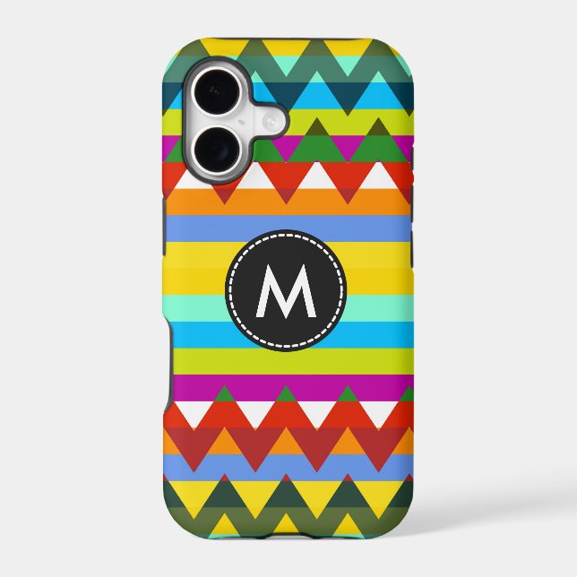 Trendy Chevron Stripes Pattern #5 Iphone Case (Back)