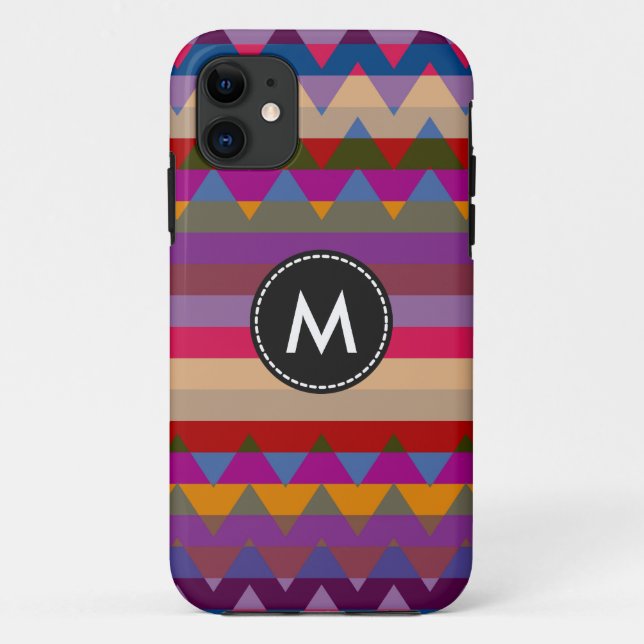 Trendy Chevron Stripes Pattern #9 Case-Mate iPhone Case (Back)