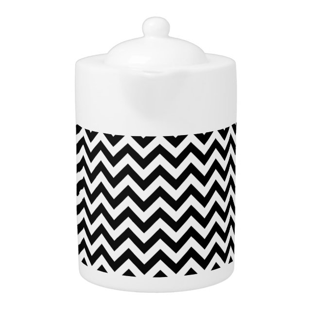 Trendy Chevron Teapot (Front)