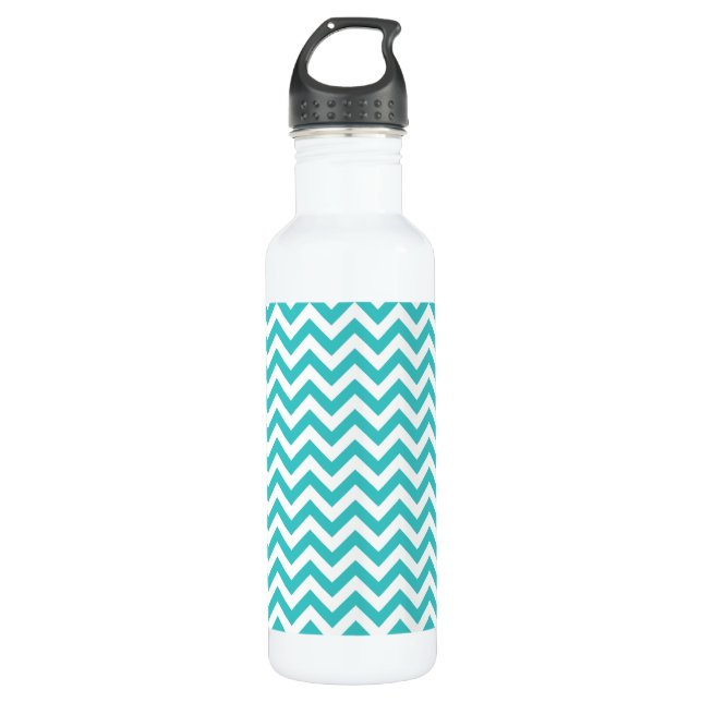 Trendy Chevron Water Bottle (Front)