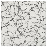 Trendy chic black and white marble patterns fabric