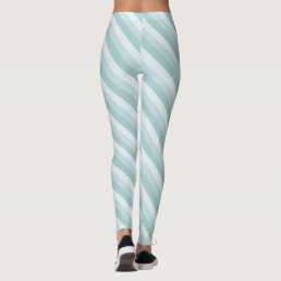 Trendy Chic Blue Green Template Pastel Color Leggings
