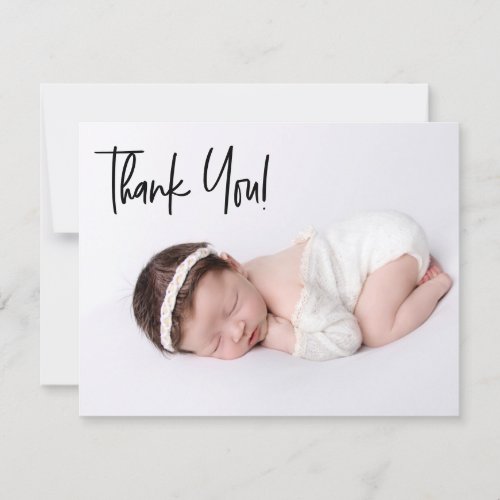 Trendy Chic Handlettering Baby Girl Photo Birth Th
