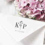 Trendy Chic Wedding Wildflowers Initials Monogram Rubber Stamp<br><div class="desc">Welcome to a romantic wedding featuring a delightful design of wildflowers, twigs, and initials! This design is available as a beautiful rubber stamp, perfect for adding a personalized touch to your special event. In our store, you'll find other coordinated elements that complement this design, allowing you to create a harmonious...</div>