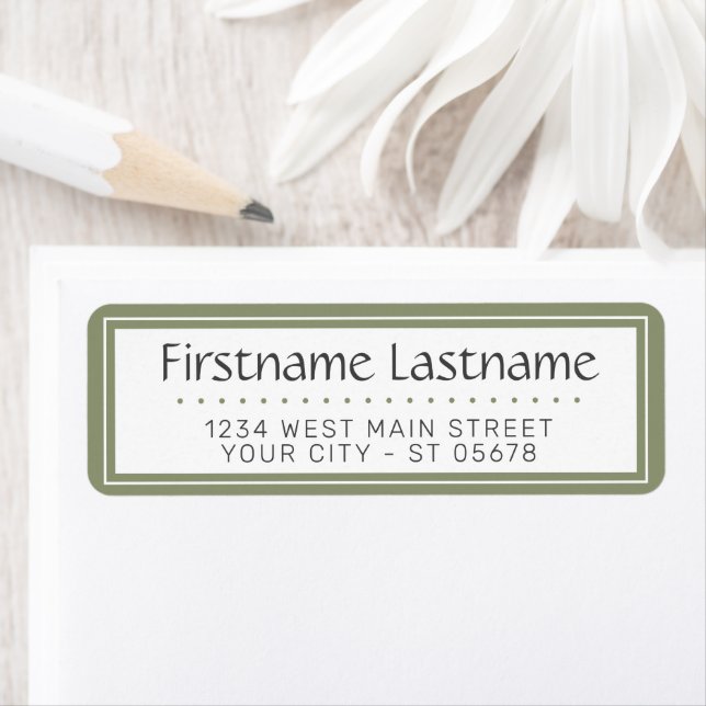 Trendy Chic White Simple Styled Typography Script Label (Insitu)
