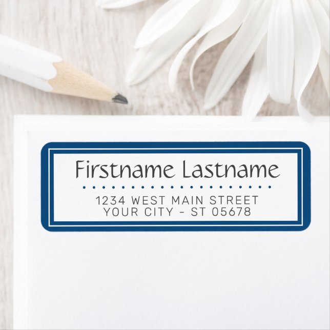 Trendy Chic White Simple Styled Typography Script Label (Insitu)