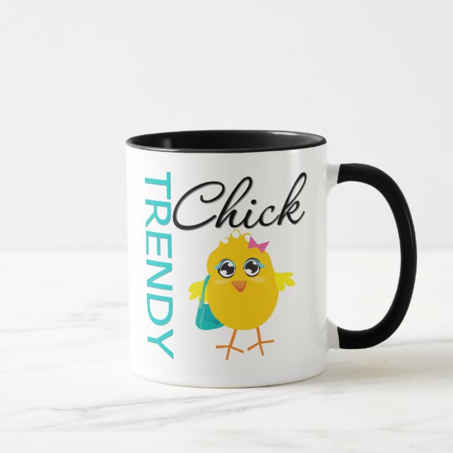 Trendy Chick 1 Mug (Right)
