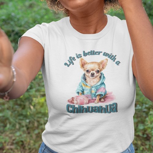 Trendy Chihuahua Dog Lover T_shirt