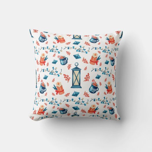 Trendy Christmas Hygge Watercolor Cinnamon Candle