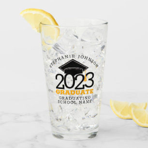 Trendy Class of 2023 Graduate Glass