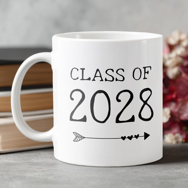 Trendy Class of Graduation Giant Coffee Mug (Creator Uploaded)