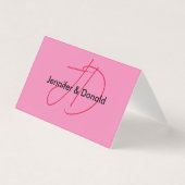 Trendy classical script monogram name (Front)