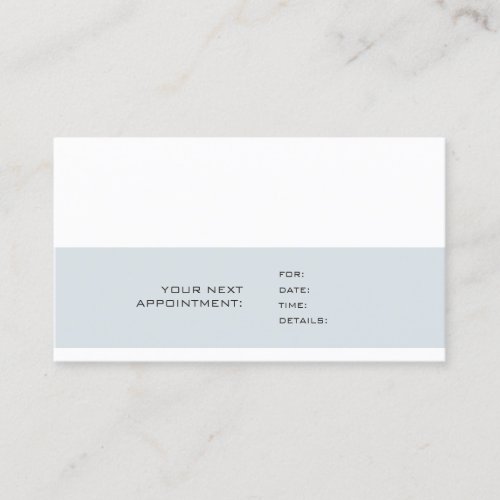 Trendy Clean Elegant Appointment Reminder Plain