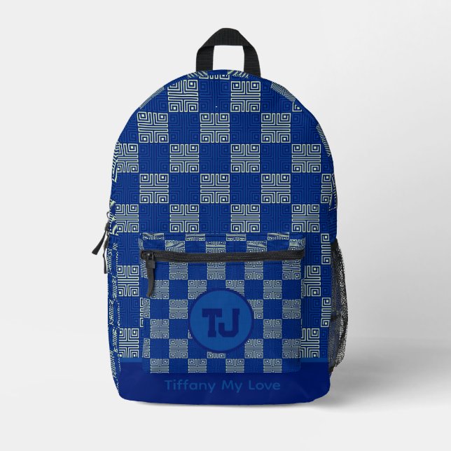 Trendy Coach Elementary Student School Backpack (Front)