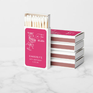 Trendy Cocktail A Tini Bit Older 30th Birthday Matchboxes
