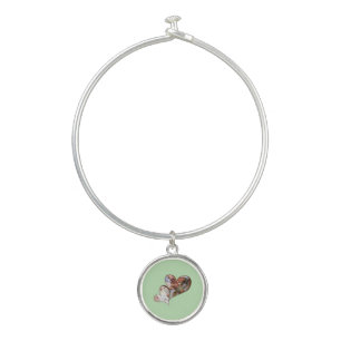 Trendy Collage Family Photo Bangle Bracelet