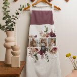 Trendy Collage Family Photo Colorful Flowers Gift Apron<br><div class="desc">Trendy Collage Family Photo Colorful Flowers Gift</div>