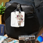 Trendy Collage Family Photo Colorful Flowers Gift Luggage Tag<br><div class="desc">Introducing our stunning collection of Trendy Collage Family Photo Colorful Burgundy Flowers Gift products, exclusively designed for those seeking a touch of elegance and vibrancy. With these unique offerings, you can showcase your cherished family photos while incorporating the beauty of burgundy flowers, resulting in truly eye-catching and memorable gifts. Whether...</div>