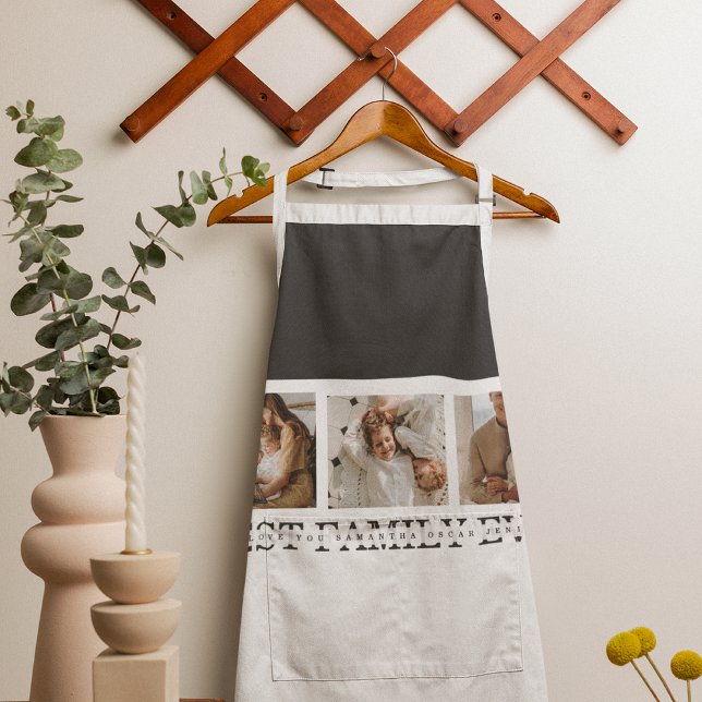 Trendy Collage Photo & Best Family Ever Best Gift Apron (Creator Uploaded)