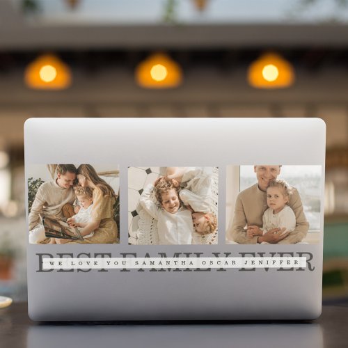 Trendy Collage Photo  Best Family Ever Best Gift HP Laptop Skin