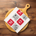 Trendy Collage Photo & Red Best Mommy Gift Kitchen Towel<br><div class="desc">This unique and stylish "Trendy Collage Photo & Red Best Mommy Gift" is the perfect way to show your love and appreciation for the special mom in your life. The collage photo design features multiple photos arranged in a trendy and eye-catching layout, making it a truly personalized and one-of-a-kind gift.Whether...</div>