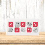 Trendy Collage Photo & Red Best Mommy Gift Wooden Box Sign<br><div class="desc">This unique and stylish "Trendy Collage Photo & Red Best Mommy Gift" is the perfect way to show your love and appreciation for the special mom in your life. The collage photo design features multiple photos arranged in a trendy and eye-catching layout, making it a truly personalized and one-of-a-kind gift.Whether...</div>