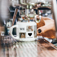 Trendy Collage Photo & We Love You Daddy Gift Espresso Cup at Zazzle