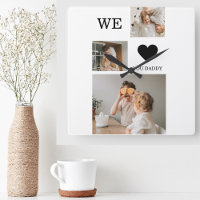 Trendy Collage Photo & We Love You Daddy Gift