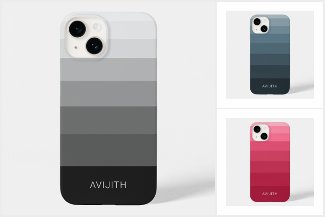 Trendy Color Blocks customizable signs Case-Mate