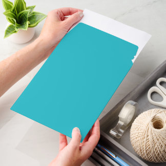 trendy color blue curacao envelope mailers