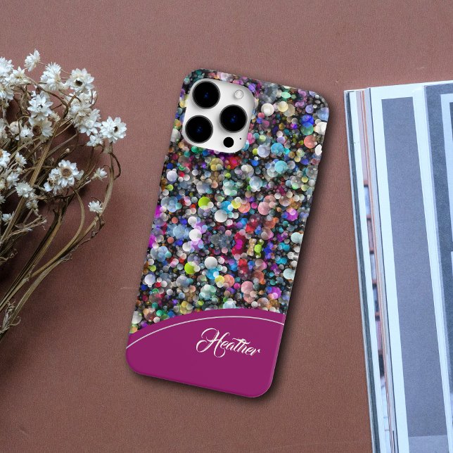 Trendy colored bokeh iPhone Case (Creator Uploaded)