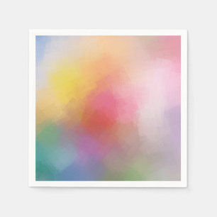 Trendy Colorful Abstract Art Elegant Modern Napkins