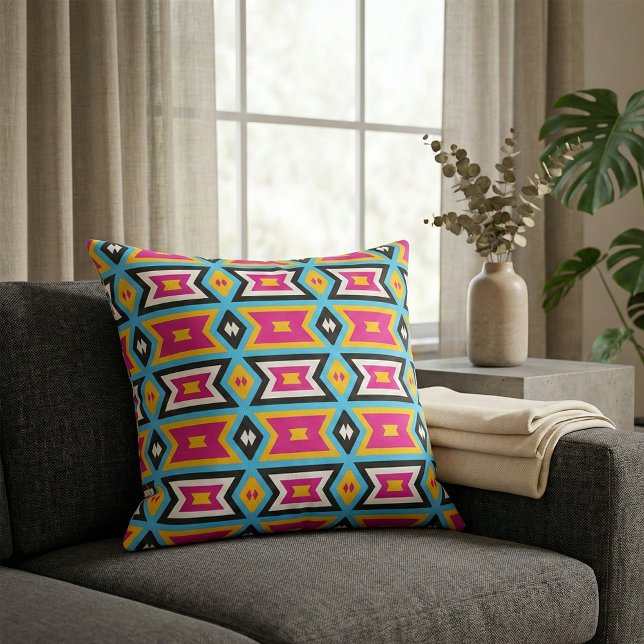 Trendy Colorful Aztec Tribal Geometric Pattern Fabric (Creator Uploaded)