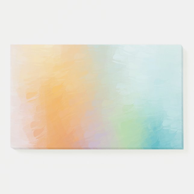 Trendy Colorful Blank Elegant Modern Template Post-it Notes (Front)