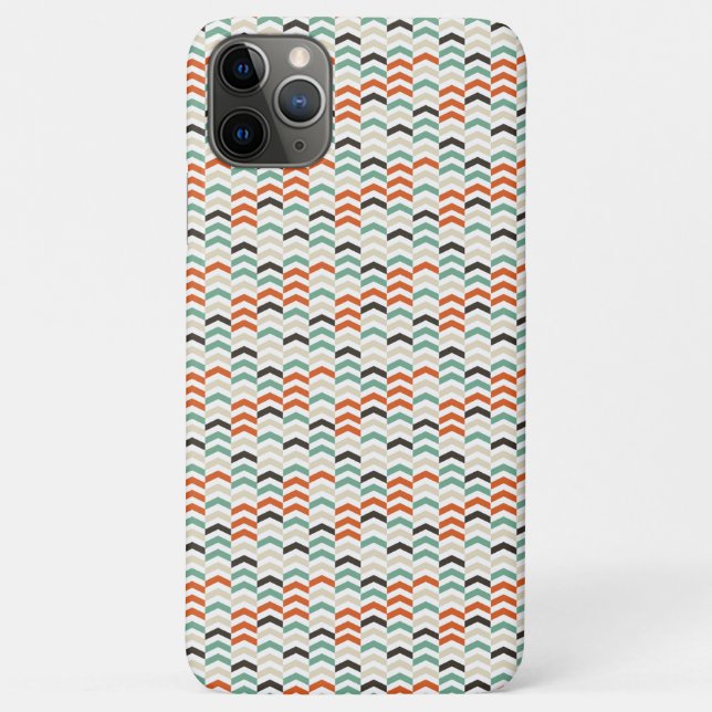 Trendy colorful Chevron pattern  Case-Mate iPhone Case (Back)