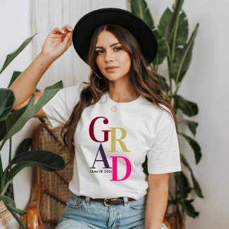 Trendy Colorful Class Of 2024 Graduation