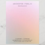 Trendy Colorful Modern Professional Template Letterhead<br><div class="desc">Trendy Colorful Modern Professional Template Letterhead.</div>