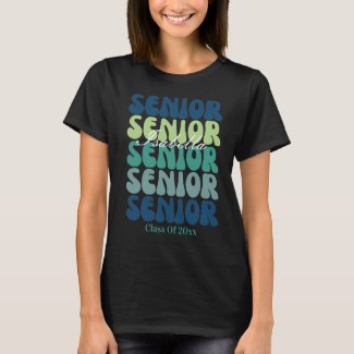 Trendy Colorful Modern Senior Graduate 