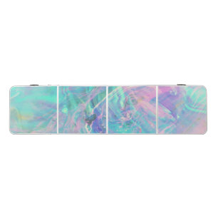 Trendy Colorful Opal Iridescent Beer Pong Table