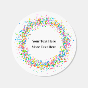 Trendy Colorful Simple Business Sticker Labels