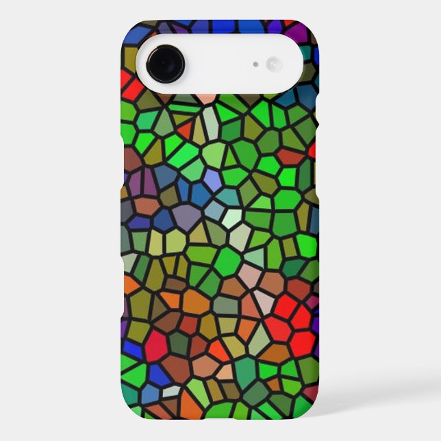 Trendy Colorful stained glass Case-Mate iPhone Case (Back)