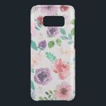 Trendy Colorful Watercolors Flowers Pattern Uncommon Samsung Galaxy S8 Case<br><div class="desc">Girly modern colorful watercolors flowers pattern.</div>